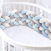 Los mejores  - Luchild Trenza Protector de Cuna- 200cm Parachoques- Protector Cuna Chichonera para Proteger Bebe y Decorar la Cuna